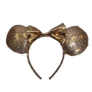 Disney Rose Gold Sequin Minnie Ears